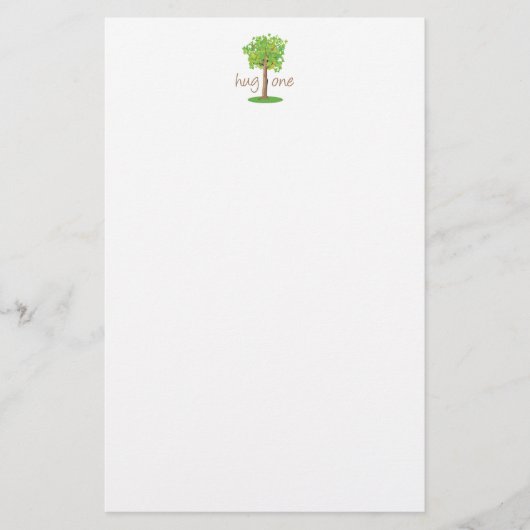 Tree Hugger Briefpapier (Vorderseite)