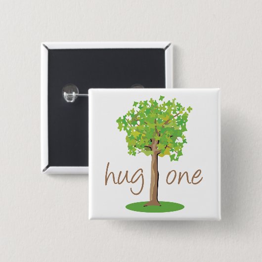 Tree Hugger Button (Vorne & Hinten)