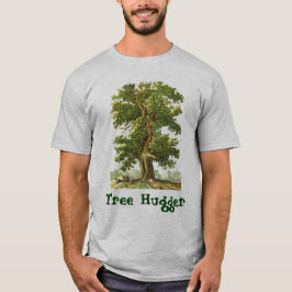 Tree Hugger Custom Vintag Oak Tree Art T-Shirt