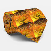 Tree Hugger Earth Day Krawatte (Gerollt)