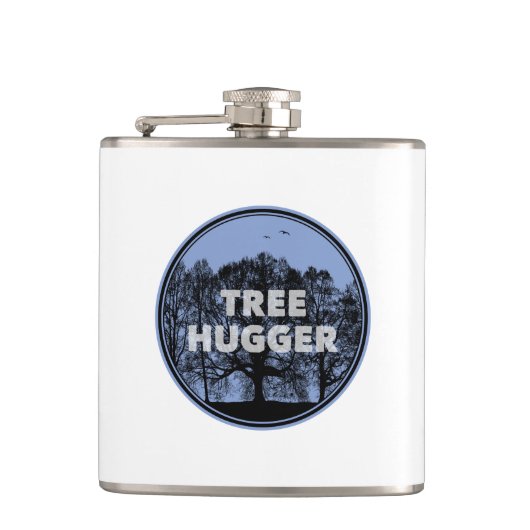 Tree Hugger Flachmann (Vorderseite)