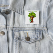 Tree Hugger - Girl Button (Beispiel)