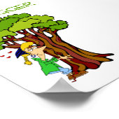 Tree Hugger - Girl Poster (Ecke)