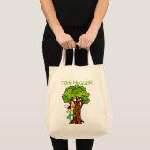 Tree Hugger - Girl Tragetasche (Vorderseite (Produkt))