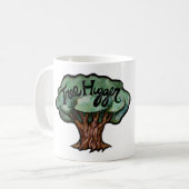 Tree Hugger Green Nature Liebhaber Kaffeetasse (Vorderseite Links)