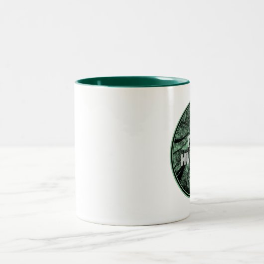 Tree Hugger Green Zweifarbige Tasse (Mittel)