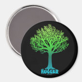 Tree Hugger grüner Regenbogen Magnet (Vorderseite/Rückseite)