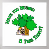 Tree Hugger Hippie Poster (Vorne)