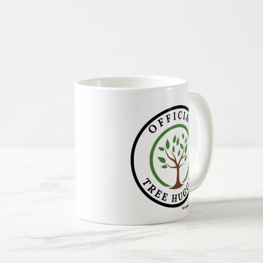 Tree Hugger Kaffeetasse (VorderseiteRechts)
