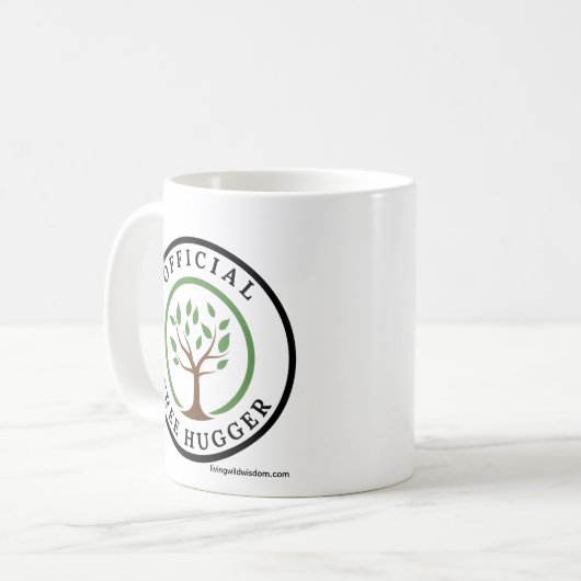 Tree Hugger Kaffeetasse (Vorderseite Links)
