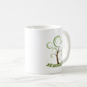 Tree Hugger Kaffeetasse (VorderseiteRechts)