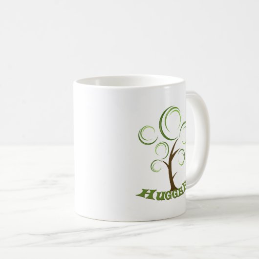 Tree Hugger Kaffeetasse (VorderseiteRechts)