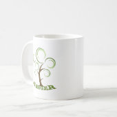 Tree Hugger Kaffeetasse (Vorderseite Links)