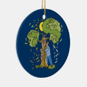Tree Hugger Keramikornament (Rechts)