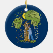 Tree Hugger Keramikornament (Hinten)
