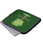 Tree Hugger Laptopschutzhülle (Vorne Knopf)