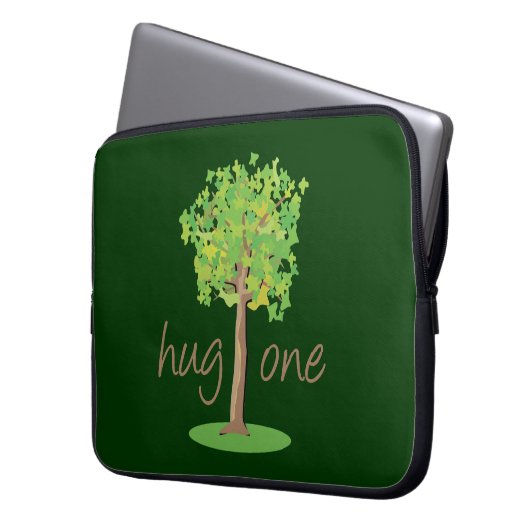 Tree Hugger Laptopschutzhülle (Vorderseite Links)