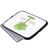 Tree Hugger Laptopschutzhülle (Vorne Knopf)