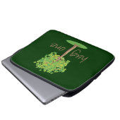 Tree Hugger Laptopschutzhülle (Vorne Knopf)
