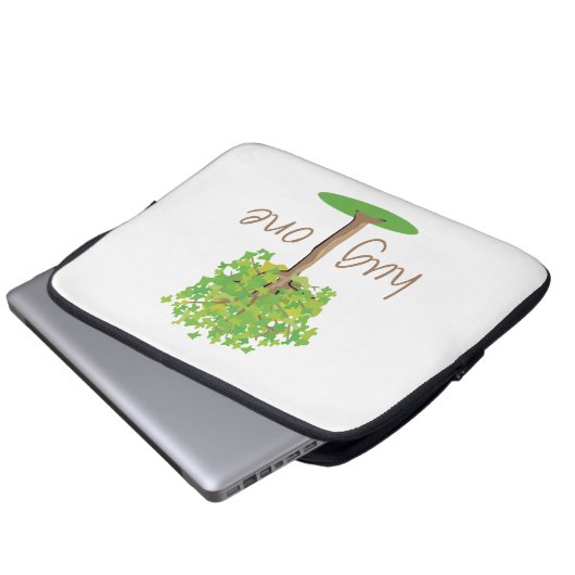 Tree Hugger Laptopschutzhülle (Vorne Knopf)