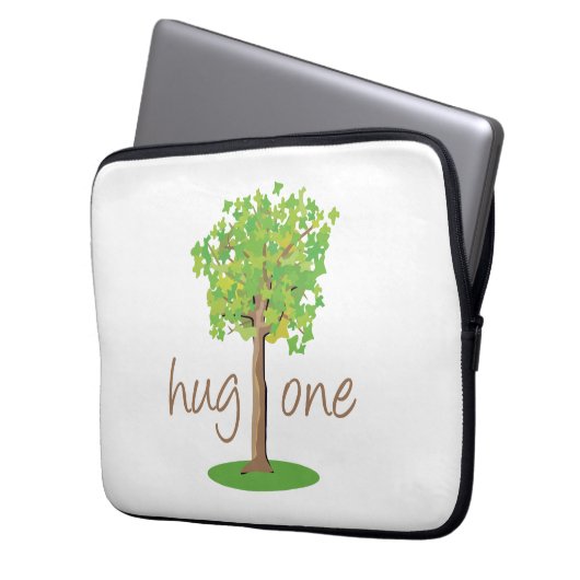Tree Hugger Laptopschutzhülle (Vorderseite Links)