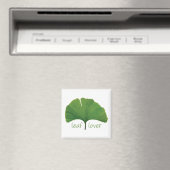Tree Hugger, Leaf Lover - Ginkgo Magnet (In Situ (Geschirrspüler))