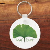 Tree Hugger, Leaf Lover - Ginkgo Schlüsselanhänger (Vorderseite)