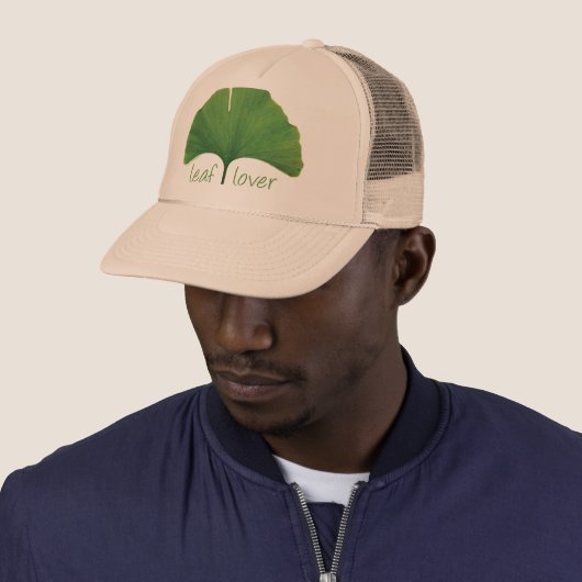 Tree Hugger, Leaf Lover - Ginkgo Truckerkappe (Beispiel)