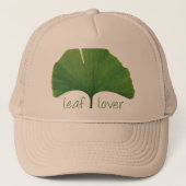 Tree Hugger, Leaf Lover - Ginkgo Truckerkappe (Vorderseite)