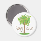 Tree Hugger Magnet (Vorderseite/Rückseite)
