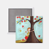 Tree Hugger - Magnet (Vorderseite/Rückseite)