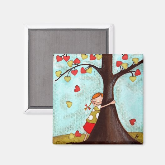 Tree Hugger - Magnet (Vorderseite/Rückseite)