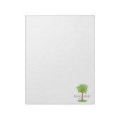 Tree Hugger Notizblock (Rotiert)
