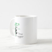 Tree Hugger Panda Kaffeetasse (Vorderseite Links)