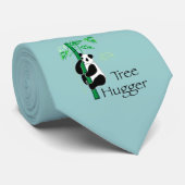 Tree Hugger Panda Krawatte (Gerollt)