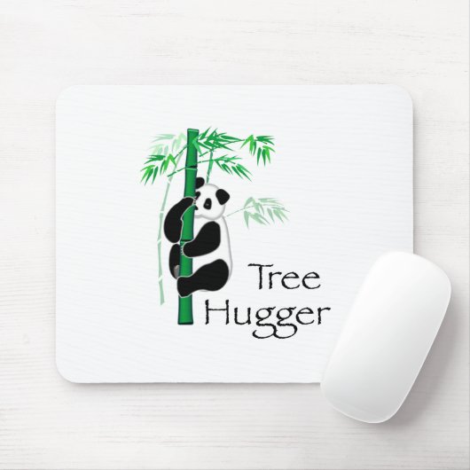 Tree Hugger Panda Mousepad (Mit Mouse)