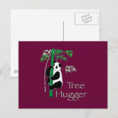 Tree Hugger Panda Postkarte (Vorne/Hinten)