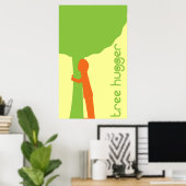 Tree Hugger Poster (Heimbüro)