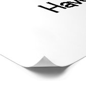 Tree Hugger Poster (Ecke)