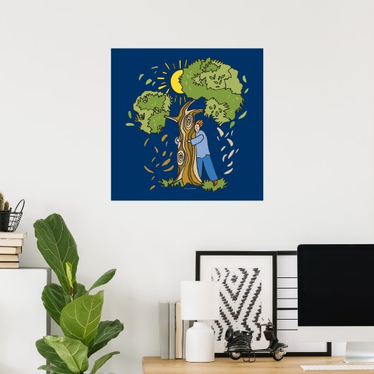 Tree Hugger Poster (Heimbüro)