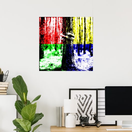 Tree Hugger Poster (Heimbüro)