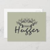 Tree Hugger Postkarte (Vorne/Hinten)