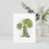 Tree Hugger Postkarte (Stehend Vorderseite)