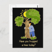 Tree Hugger Postkarte (Vorne/Hinten)