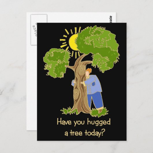 Tree Hugger Postkarte (Vorne/Hinten)