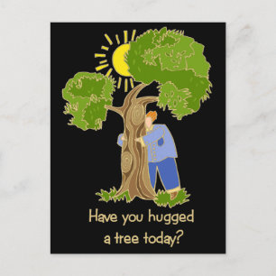 Tree Hugger Postkarte