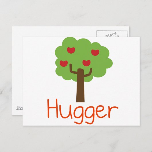 Tree Hugger Postkarte (Vorne/Hinten)