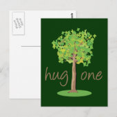 Tree Hugger Postkarte (Vorne/Hinten)