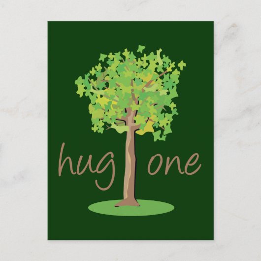 Tree Hugger Postkarte (Vorderseite)