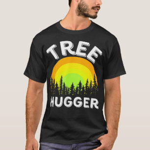 Tree Hugger Retro Vintage Umwelt Lov T-Shirt